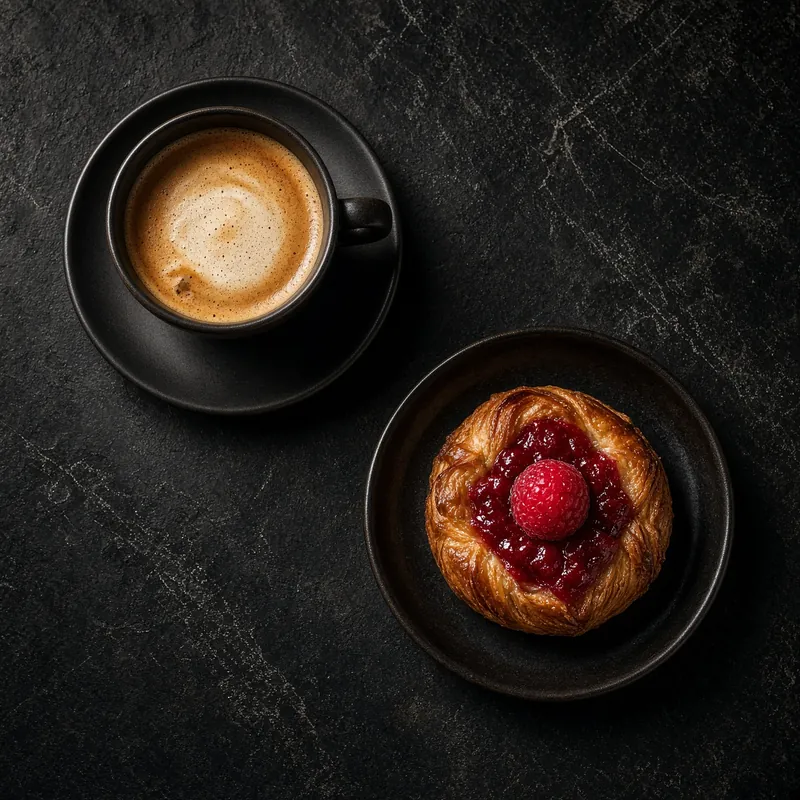 Post de café y pastelería